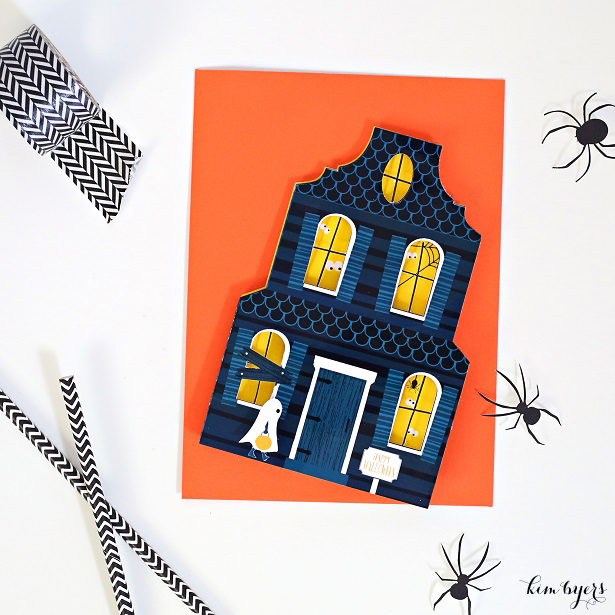 DIY Haunted House Halloween Invitations﻿