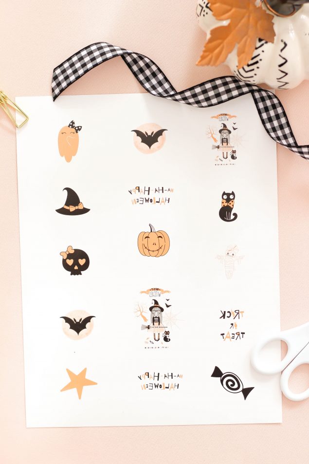 Halloween Temporary Tattoos to make for your kids! 