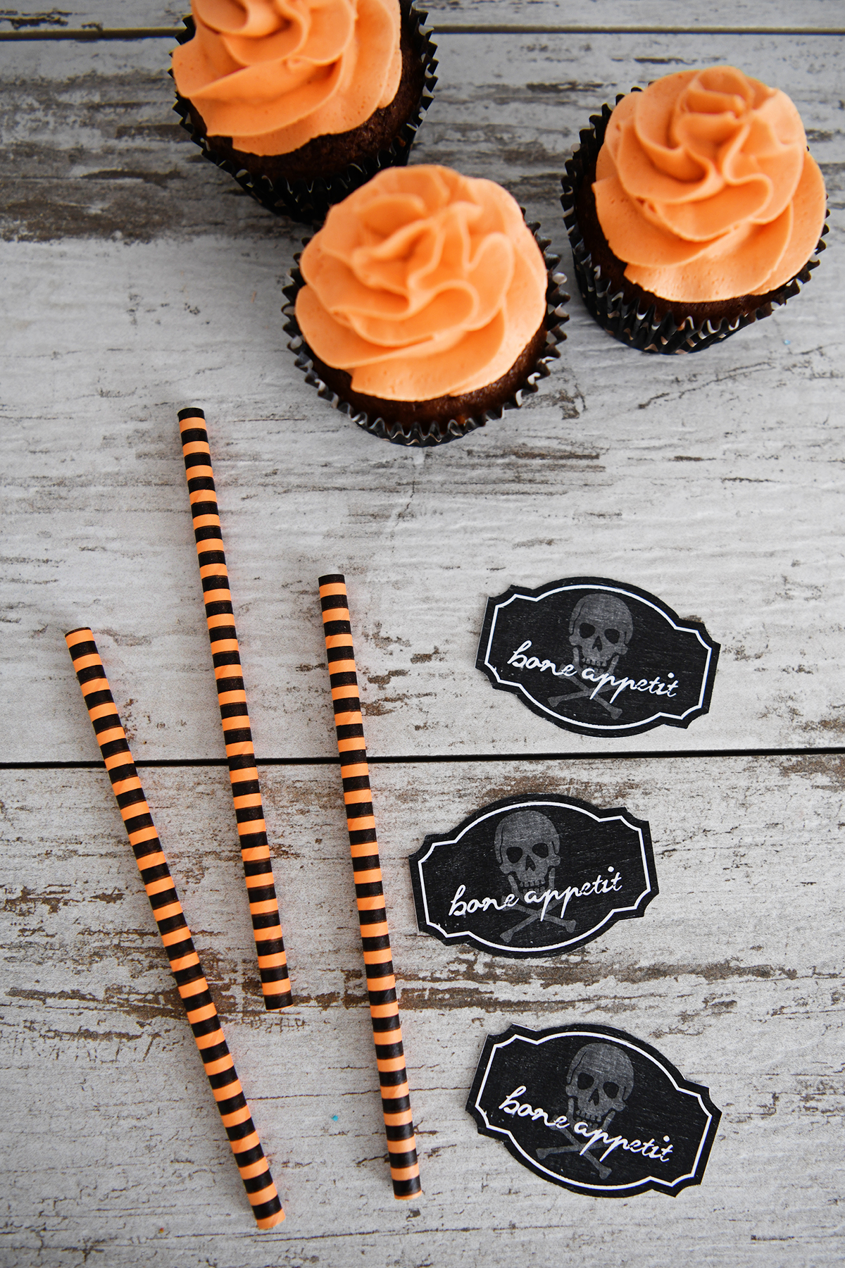 Adorable Halloween Cupcake Toppers