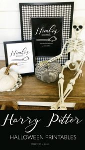 Harry Potter Halloween Printables For Free | Eighteen25