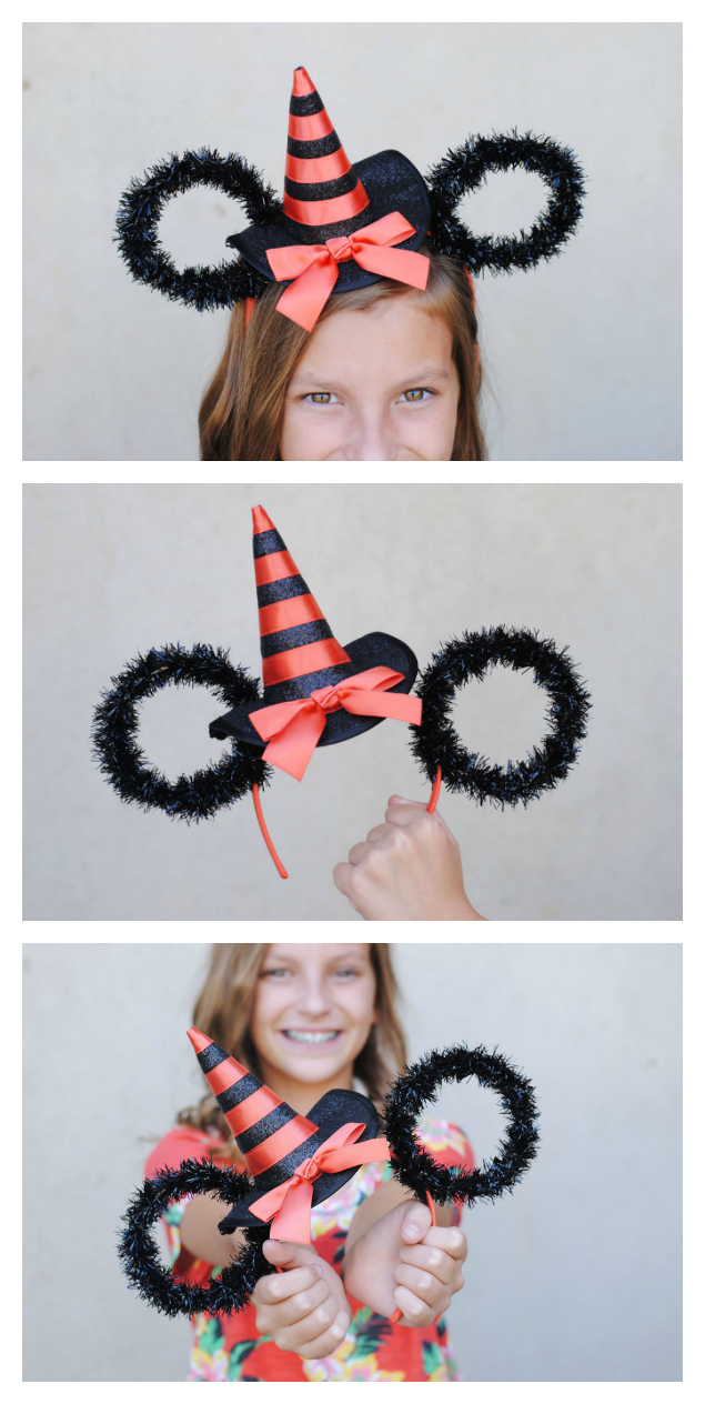 Super Cute DIY Minnie Ears for Halloween | Halloween Disney Crafts