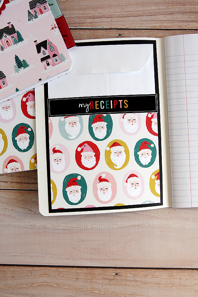 Receipts Envelope in our Christmas Planner! You'll have a place to store them all.
