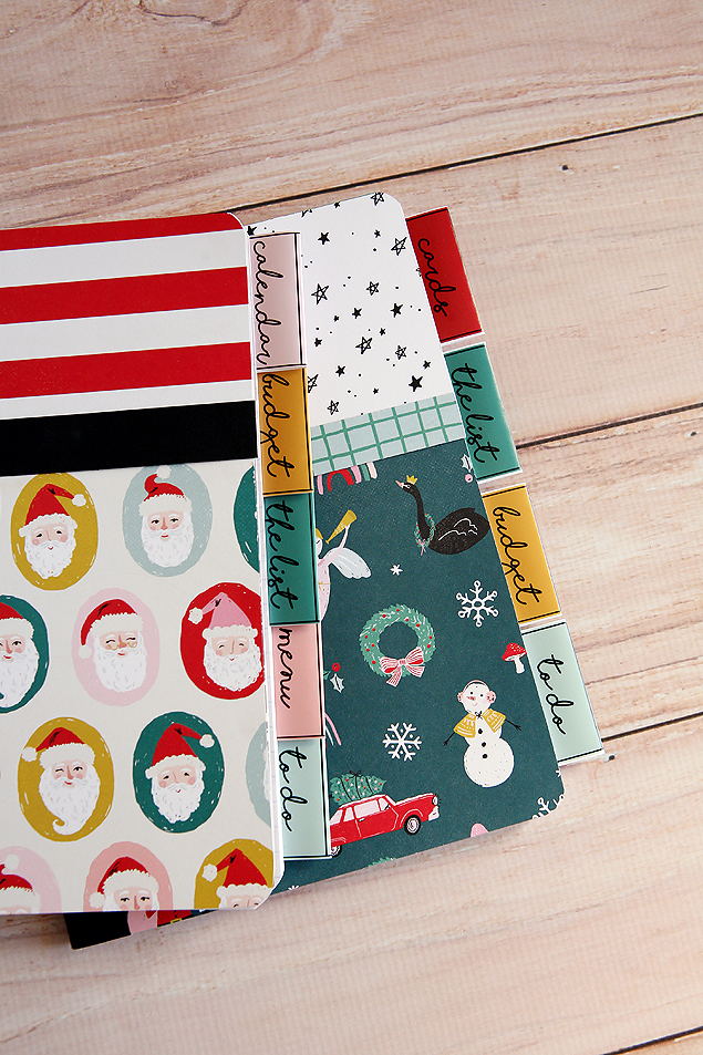 Holiday Planner you can make out of a composition notebook!