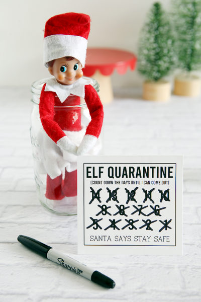 Elf On The Shelf Quarantine Printables | Eighteen25