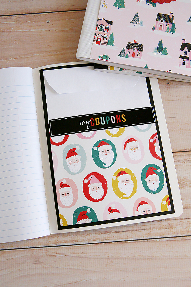 Coupons Envelope in the Christmas Planner. You'll have all your paper coupons in one spot!