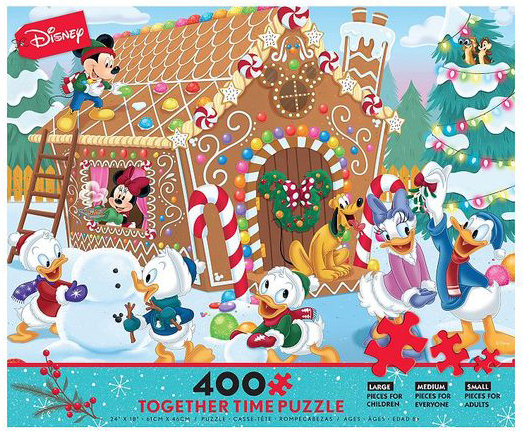 Mickey Mouse Ginger Bread House Together Time Puzzle﻿