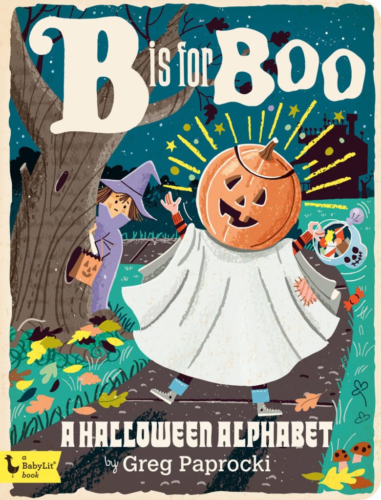 B is for BOO Halloween Board Book. So adorable!!